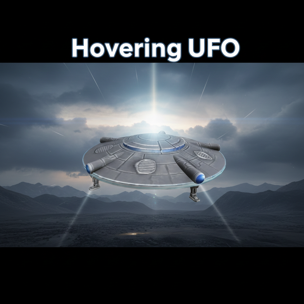 Hovering UFO